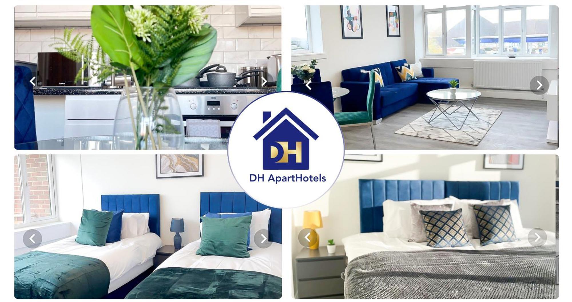 1 Bedroom Apartment - Flitwick - Contractor Friendly - Tourist Ready - Full Kitchen - Wifi - Smart Tv - Sofa Bed - Free Parking - Ideal For Short Or Long Stays Ngoại thất bức ảnh